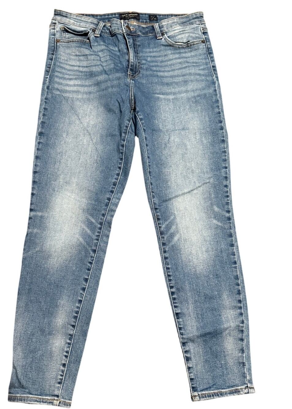 Lucky Brand Ava Mid-Rise Super Skinny Jeans, Medium Wash, Women's Size 14/32